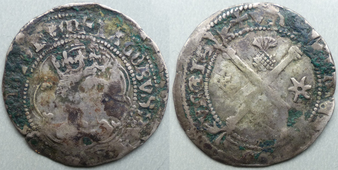 James III, base silver issue groat